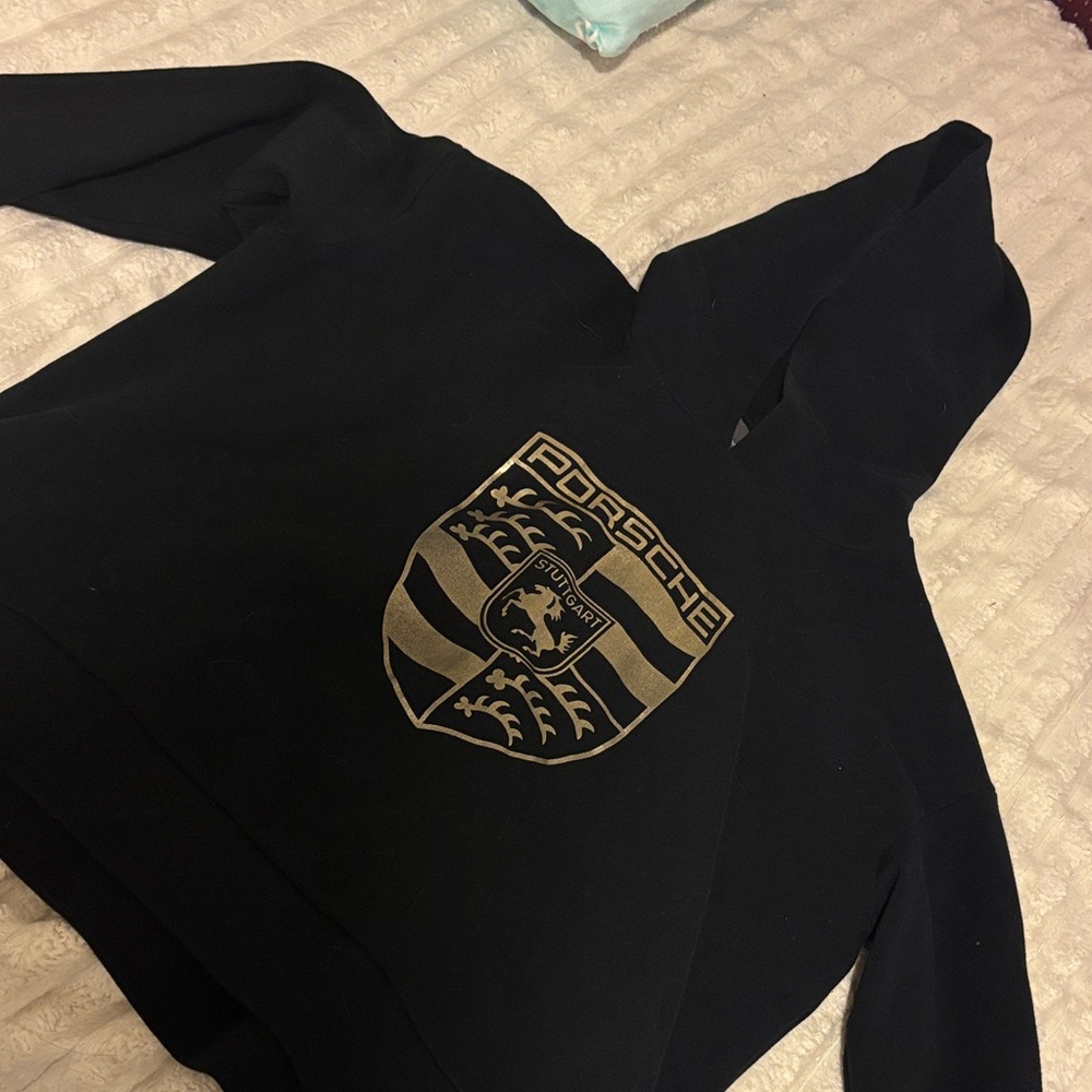 Porsche Design Black and Gold Women's Sweater